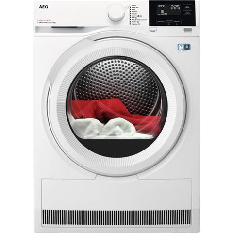 Máquina Secar Roupa AEG TR818A20B | 8Kg | Bomba de Calor | C | Branco
