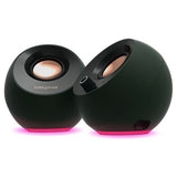 Colunas Creative Pebble Pro RGB - Preto