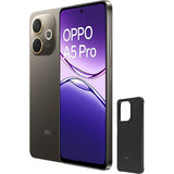 Pack Oppo A5 Pro 4G - 256GB - Preto Chocolate + Capa