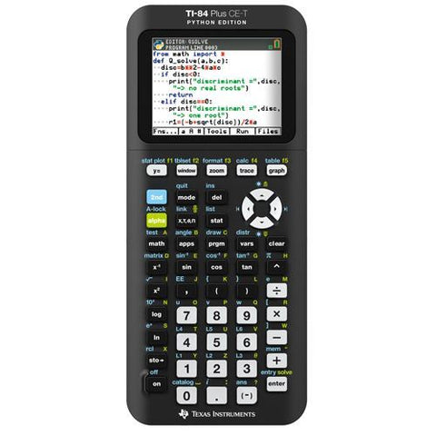 Texas Instruments Calculadora TI-84 Plus CE-T Python Edition