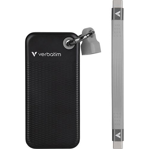 Disco Externo Mini SSD Verbatim Pocket 1TB - Cabo USB-C Cinzento