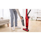 Aspirador Vertical Bosch Serie 4 Flexxo 28 Vmax Pro Animal BBH3ZOO28 - Vermelho