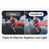 Action Cam 360º Insta360 X5 - Standard Bundle - Preto