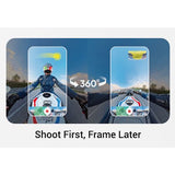 Action Cam 360º Insta360 X5 - Standard Bundle - Preto