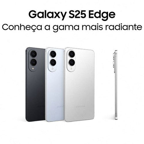 Samsung Galaxy S25 Edge - 512GB - Preto Titânio