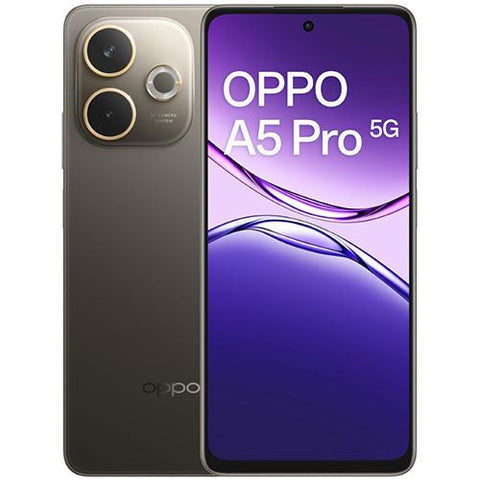 Pack Oppo A5 Pro 5G - 256GB - Preto Chocolate + Capa