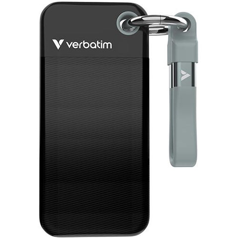 Disco Externo Mini SSD Verbatim Pocket 1TB - Cabo USB-C Cinzento