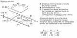 Placa de Indução Siemens iQ100 EH631BEB6E | Elétrica | 59.2 cm | 4 Zonas | Preto