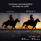 Smart TV Sony 85 BRAVIA 5 Mini-LED UHD 4K K-85XR5 - 216cm
