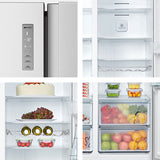 Frigorífico Americano Hisense RS677N4BIE | 178,6x91x64,3 cm | 519L | E | iNOX